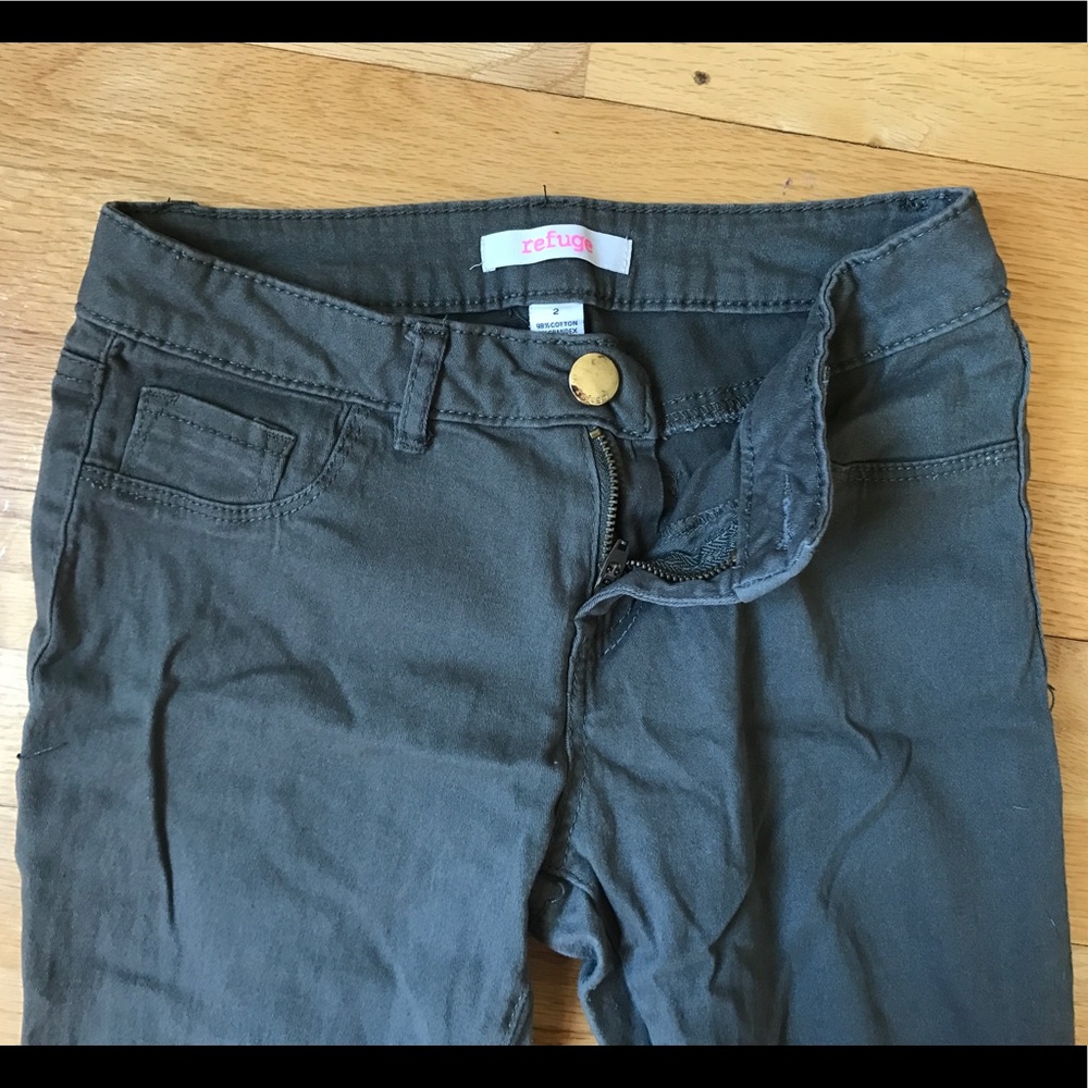 Charlotte Russe green jegging